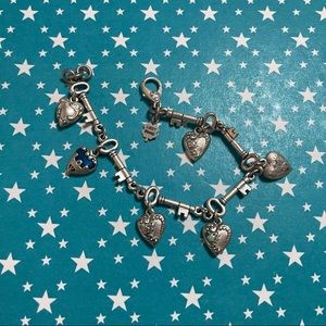 Lucky Brand Hearts & Keys Bracelet